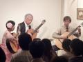 アマコントリオの三重奏、左より椎野さん、中里さん、加納さん