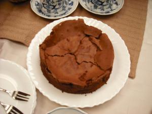 メイちゃんとのランチ チョコレートケーキ