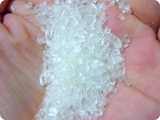 Bath Crystals　Plumeriaの粒