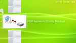 PSP Network Config Backup