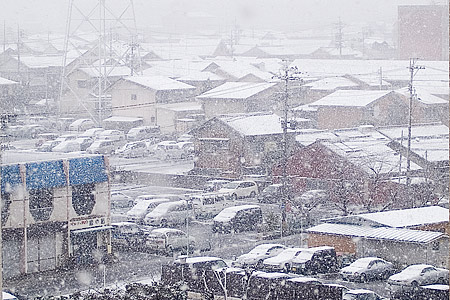 名古屋の雪2007