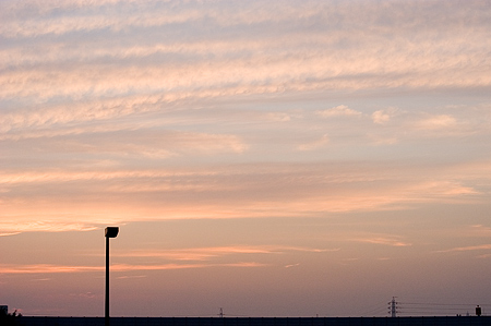 河原夕景-7